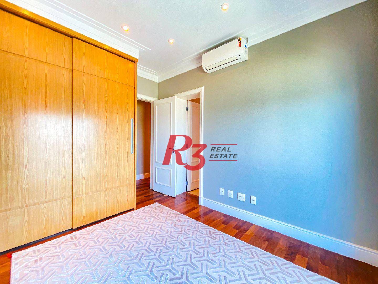 Apartamento com 4 suítes à venda, frente mar por R$ 11.000.000 - Gonzaga - Santos/SP