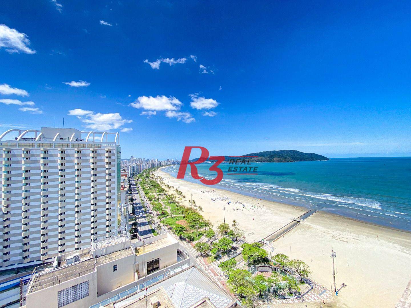 Apartamento com 4 suítes à venda, frente mar por R$ 11.000.000 - Gonzaga - Santos/SP