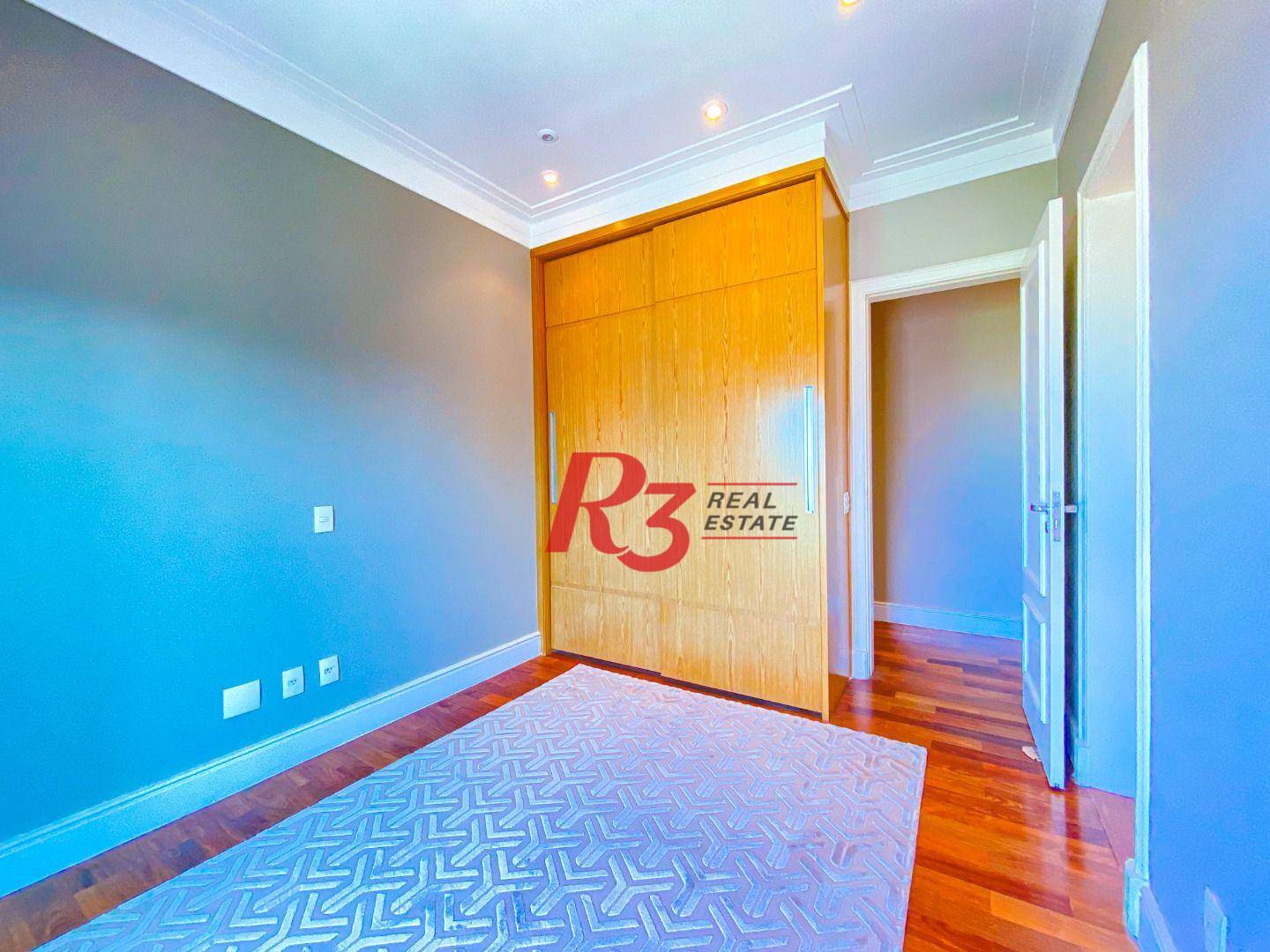 Apartamento com 4 suítes à venda, frente mar por R$ 11.000.000 - Gonzaga - Santos/SP