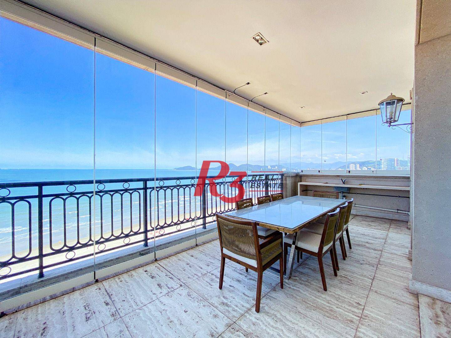 Apartamento com 4 suítes à venda, frente mar por R$ 11.000.000 - Gonzaga - Santos/SP