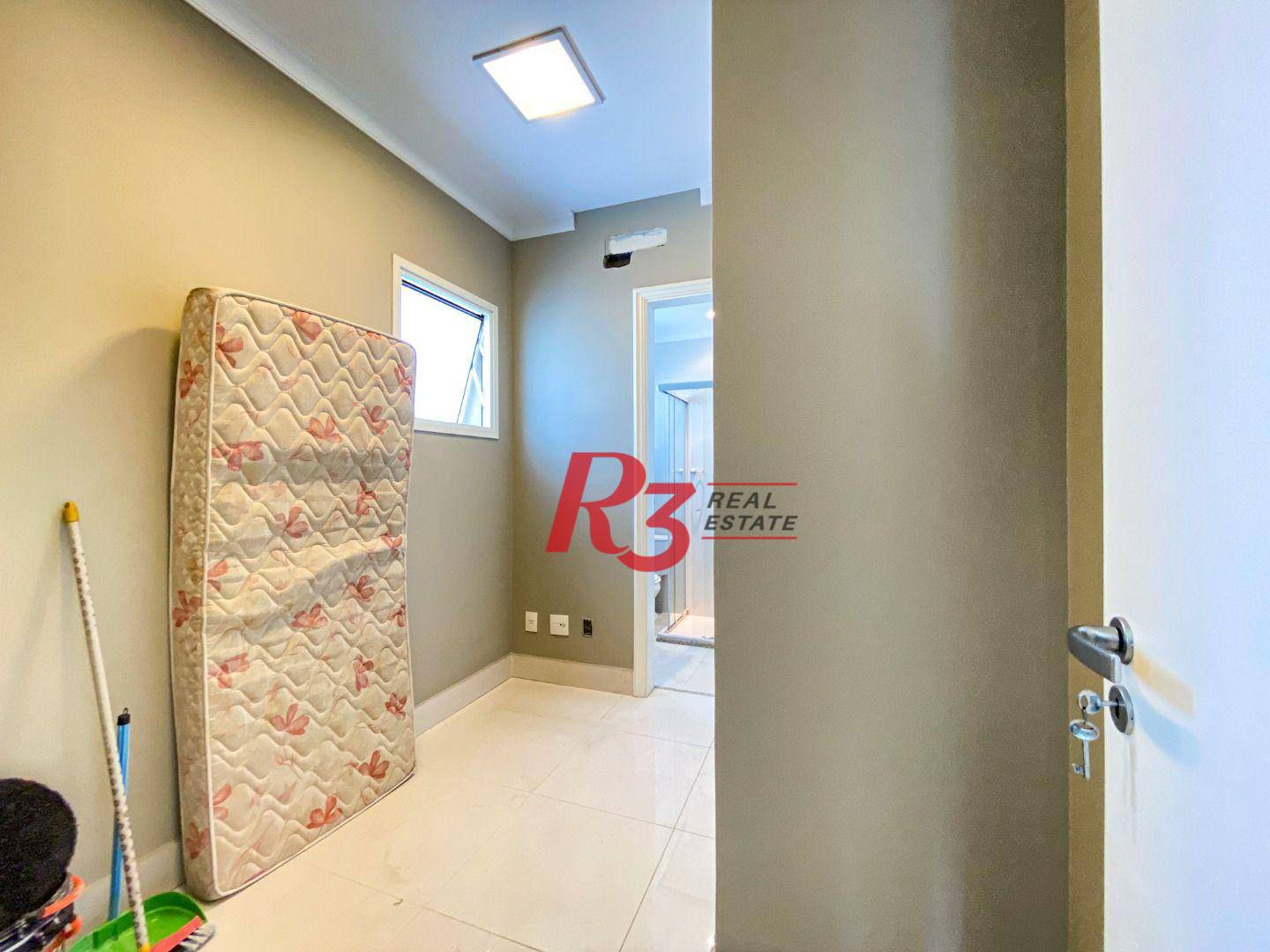 Apartamento com 4 suítes à venda, frente mar por R$ 11.000.000 - Gonzaga - Santos/SP