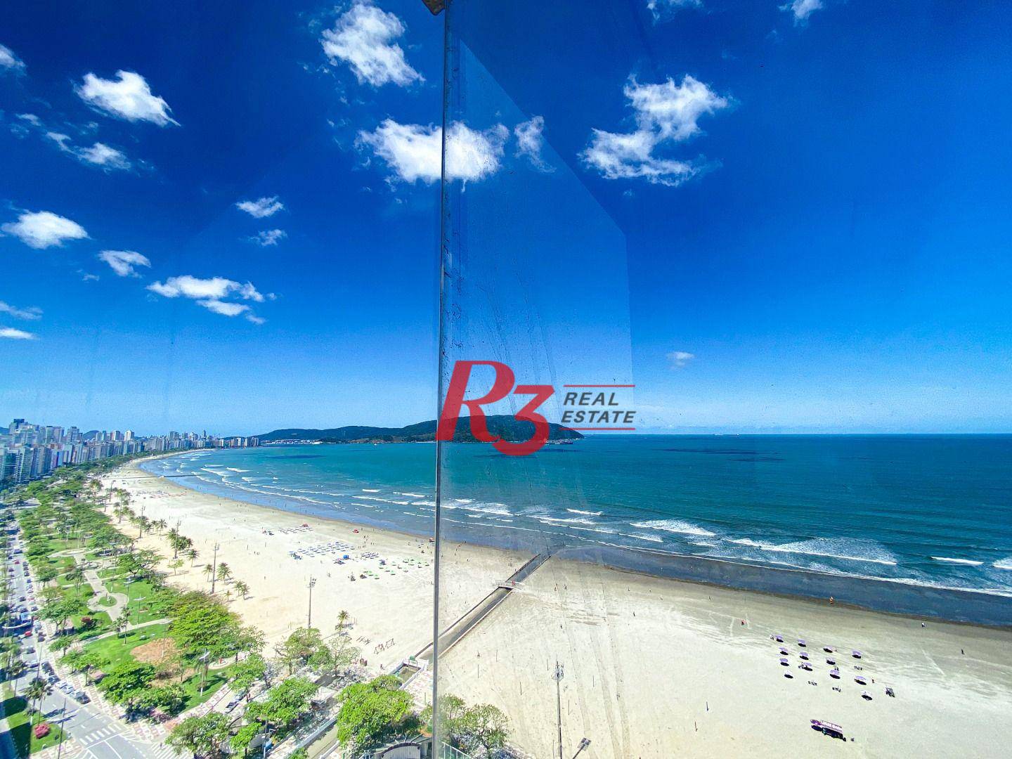 Apartamento com 4 suítes à venda, frente mar por R$ 11.000.000 - Gonzaga - Santos/SP