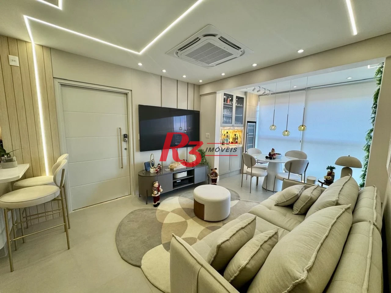 Apartamento com 2 dormitórios à venda, 83 m² por R$ 2.100.000,00 - Vila Rica - Santos/SP