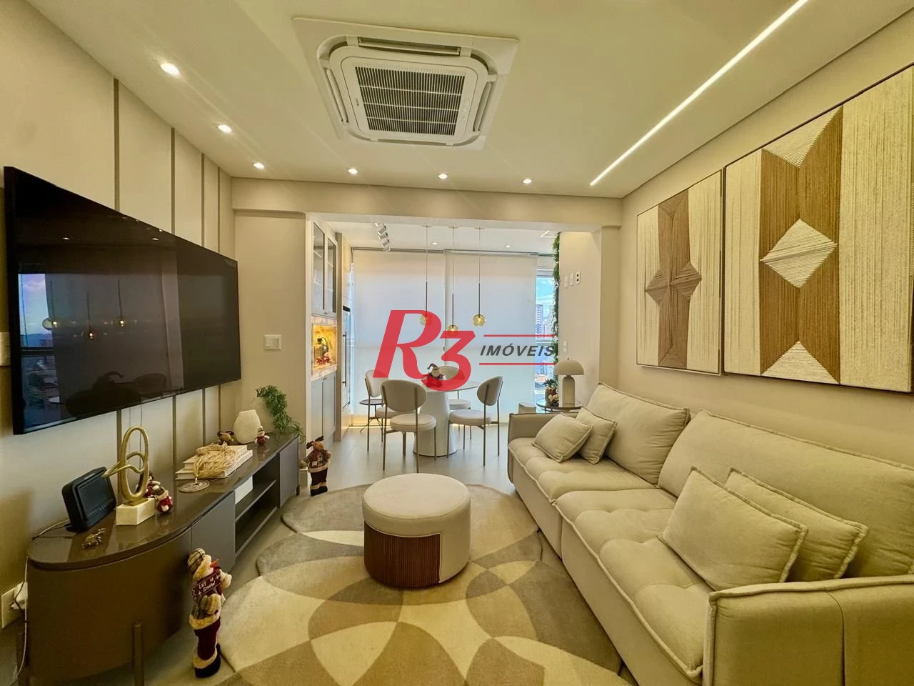 Apartamento com 2 dormitórios à venda, 83 m² por R$ 2.100.000,00 - Vila Rica - Santos/SP
