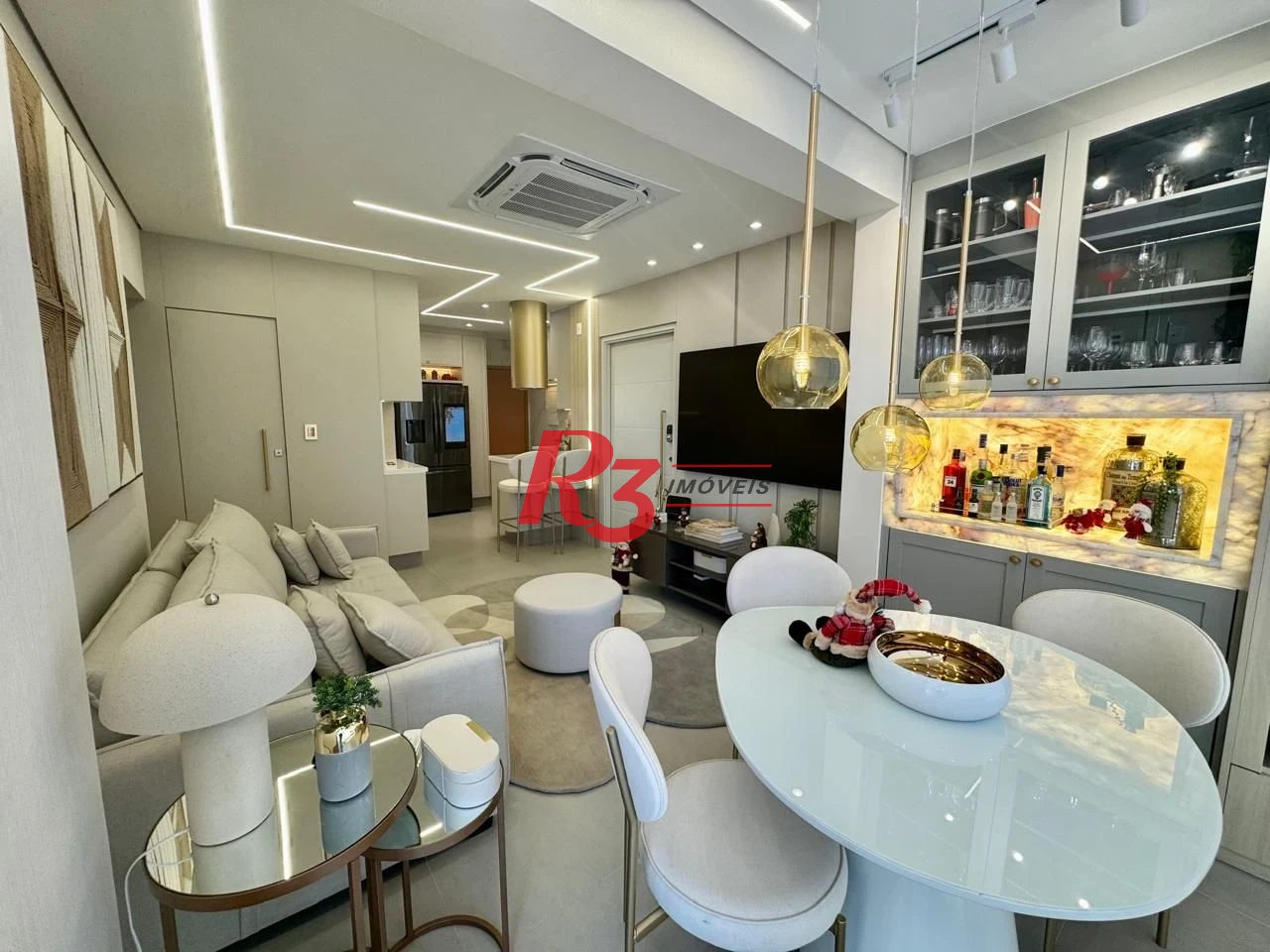Apartamento com 2 dormitórios à venda, 83 m² por R$ 2.100.000,00 - Vila Rica - Santos/SP