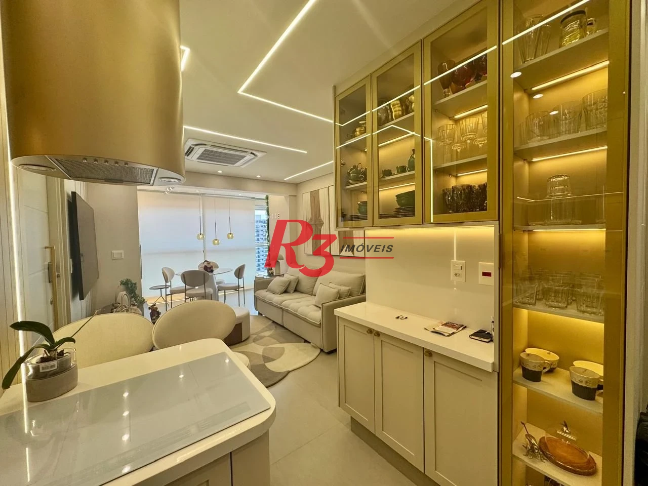 Apartamento com 2 dormitórios à venda, 83 m² por R$ 2.100.000,00 - Vila Rica - Santos/SP