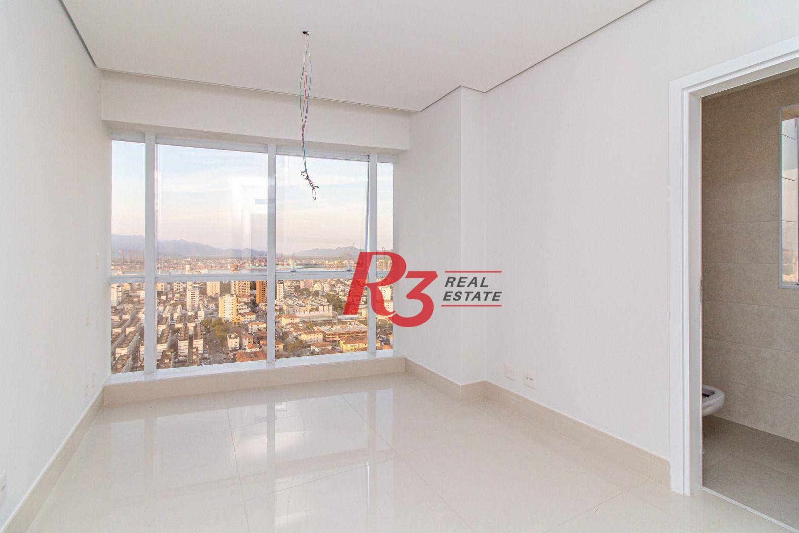 Apartamento com 2 dormitórios para alugar, 96 m² por R$ 10.500,00/mês - Aparecida - Santos/SP