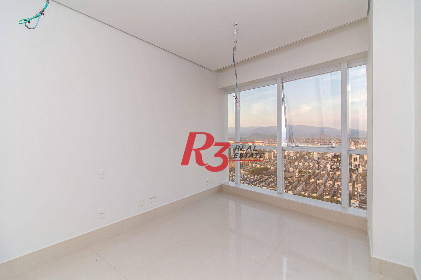 Apartamento com 2 dormitórios para alugar, 96 m² por R$ 10.500,00/mês - Aparecida - Santos/SP