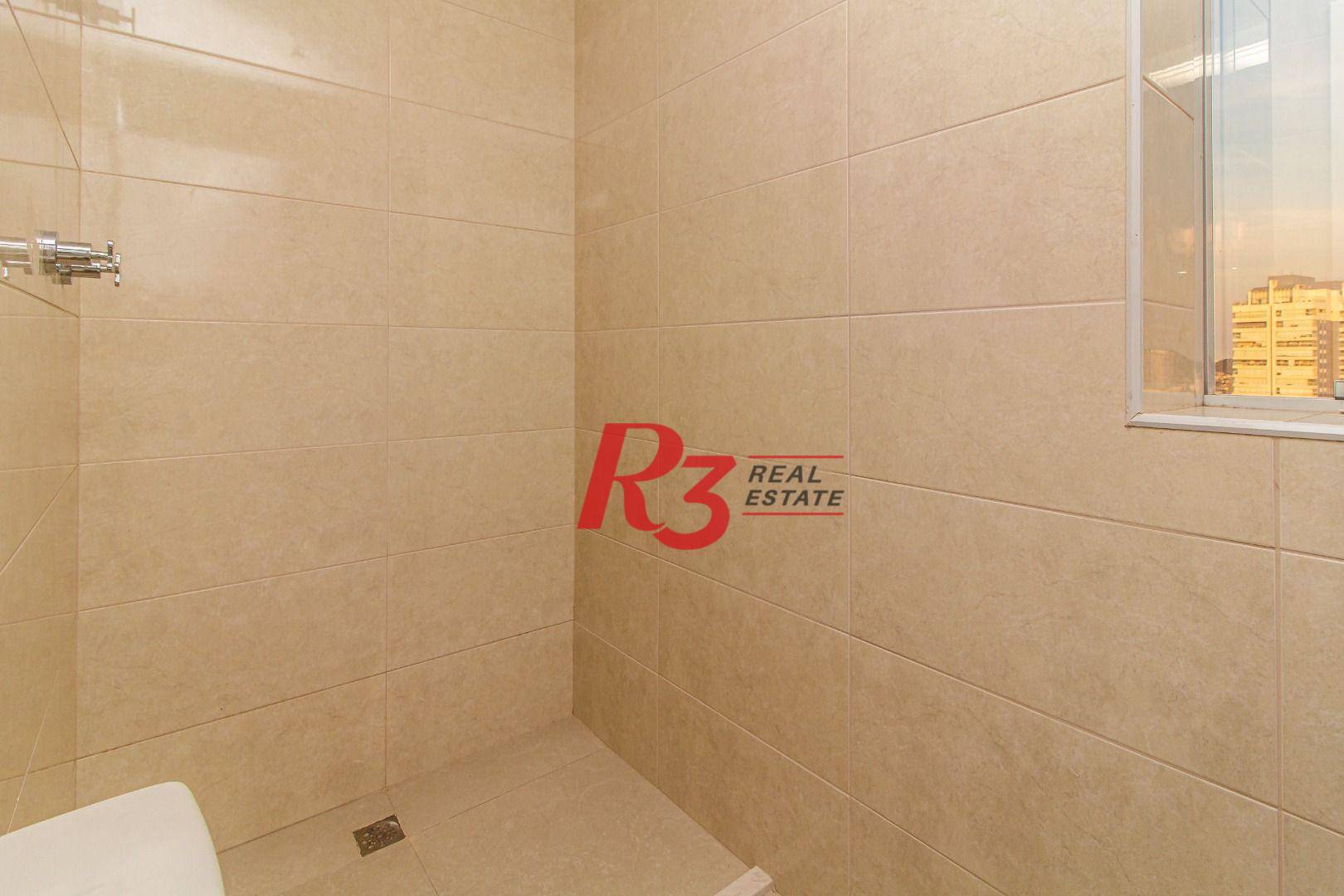 Apartamento com 2 dormitórios para alugar, 96 m² por R$ 10.500,00/mês - Aparecida - Santos/SP