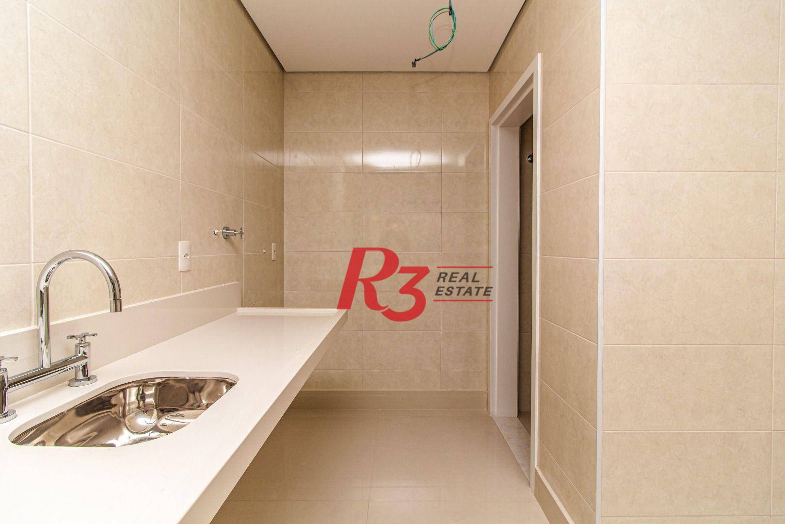 Apartamento com 2 dormitórios para alugar, 96 m² por R$ 10.500,00/mês - Aparecida - Santos/SP