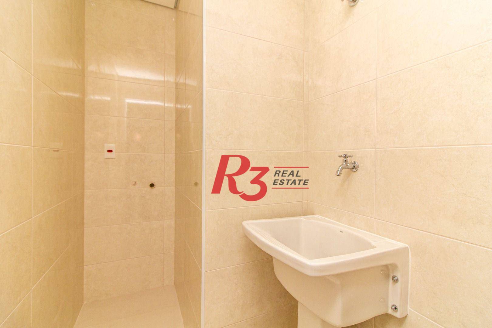Apartamento com 2 dormitórios para alugar, 96 m² por R$ 10.500,00/mês - Aparecida - Santos/SP