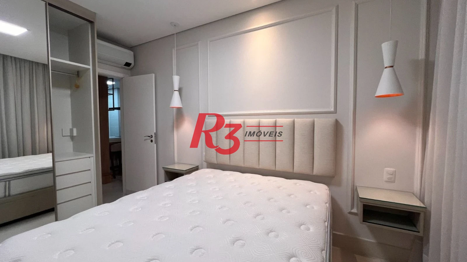 Apartamento com 2 dormitórios para alugar, 96 m² por R$ 10.500,00/mês - Aparecida - Santos/SP