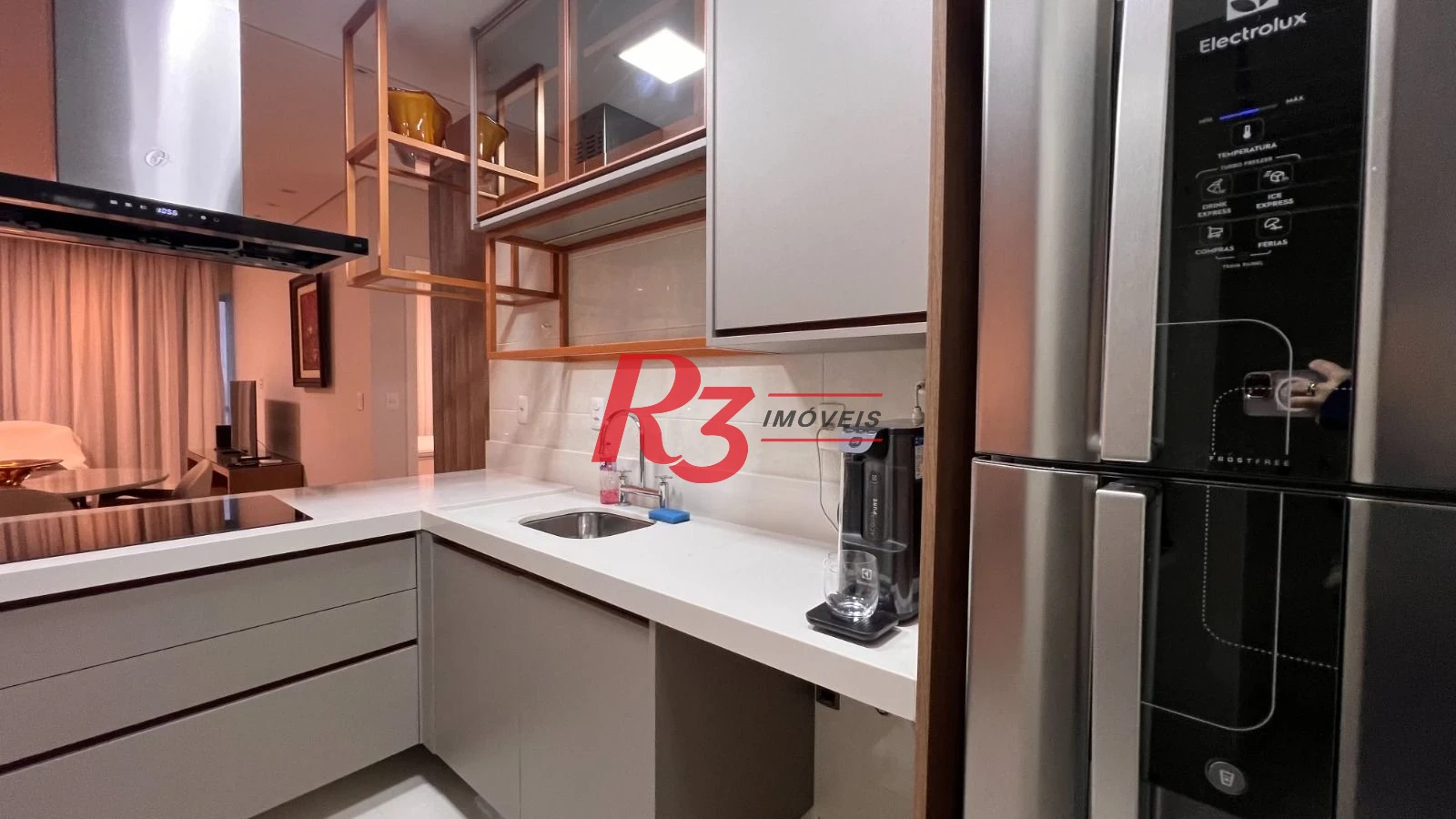 Apartamento com 2 dormitórios para alugar, 96 m² por R$ 10.500,00/mês - Aparecida - Santos/SP
