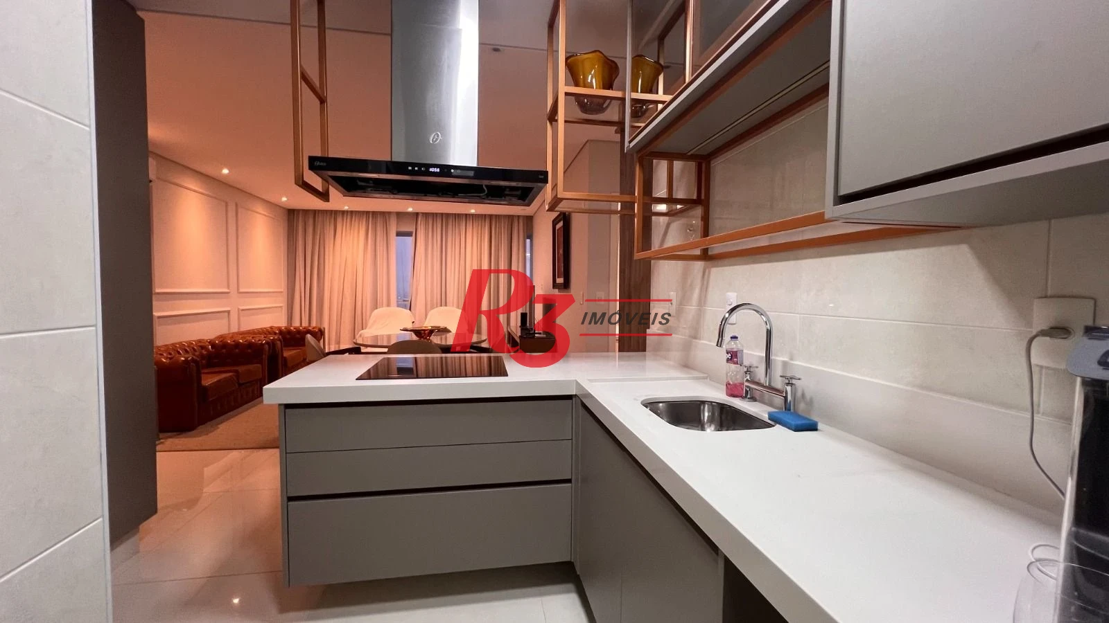 Apartamento com 2 dormitórios para alugar, 96 m² por R$ 10.500,00/mês - Aparecida - Santos/SP