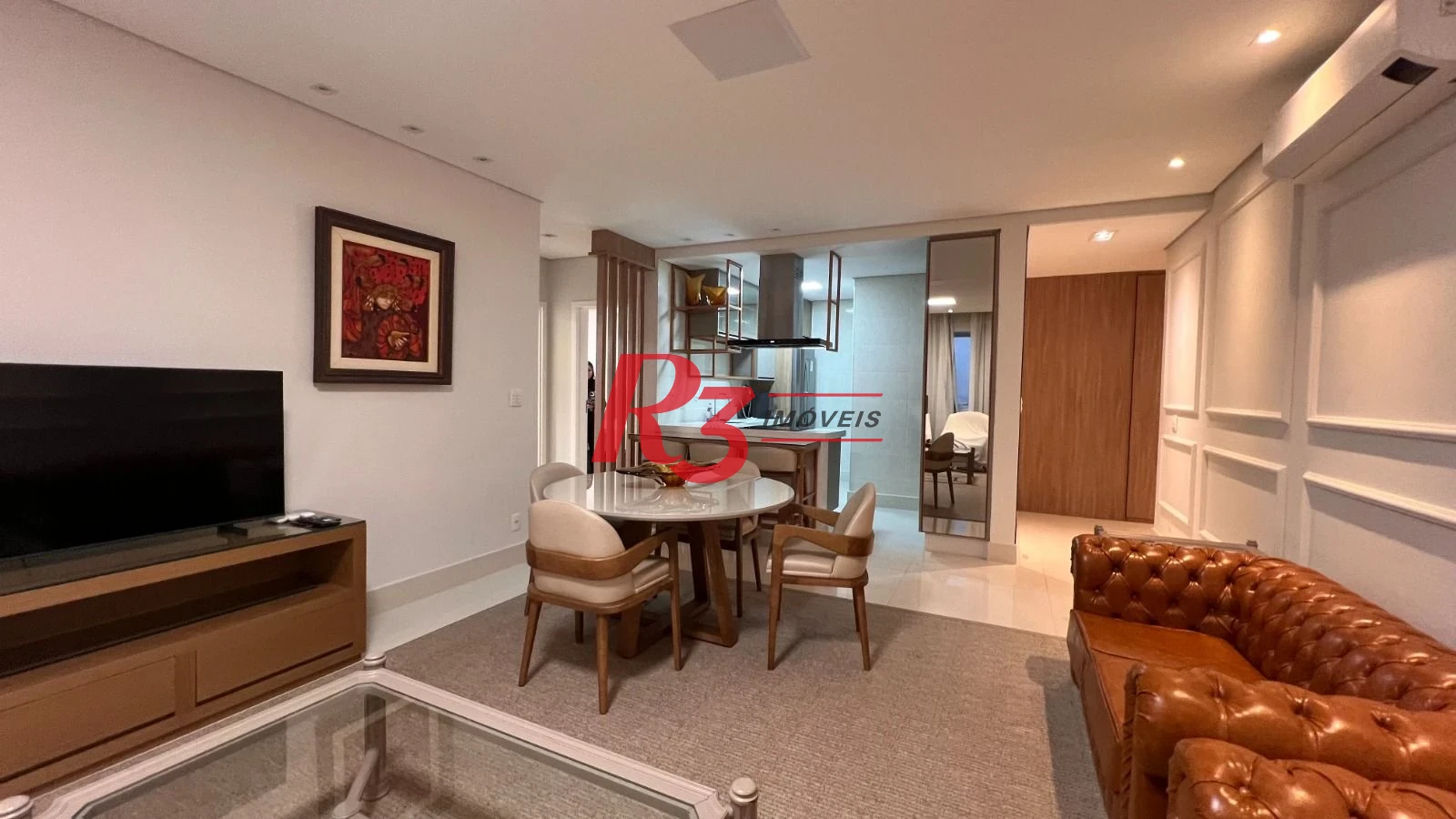 Apartamento com 2 dormitórios para alugar, 96 m² por R$ 10.500,00/mês - Aparecida - Santos/SP