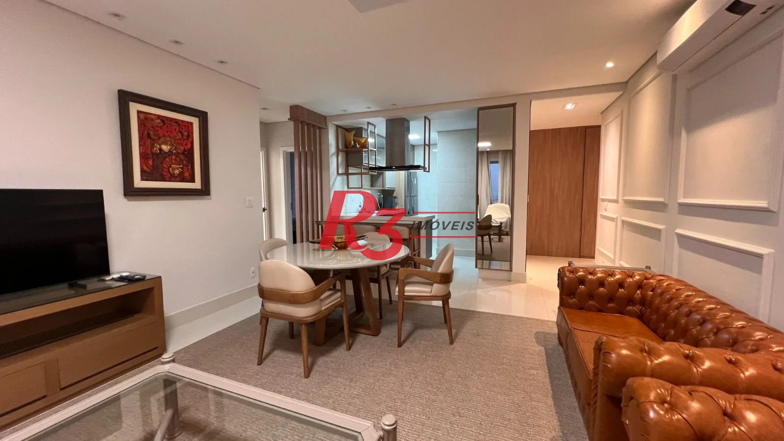 Apartamento com 2 dormitórios para alugar, 96 m² por R$ 10.500,00/mês - Aparecida - Santos/SP