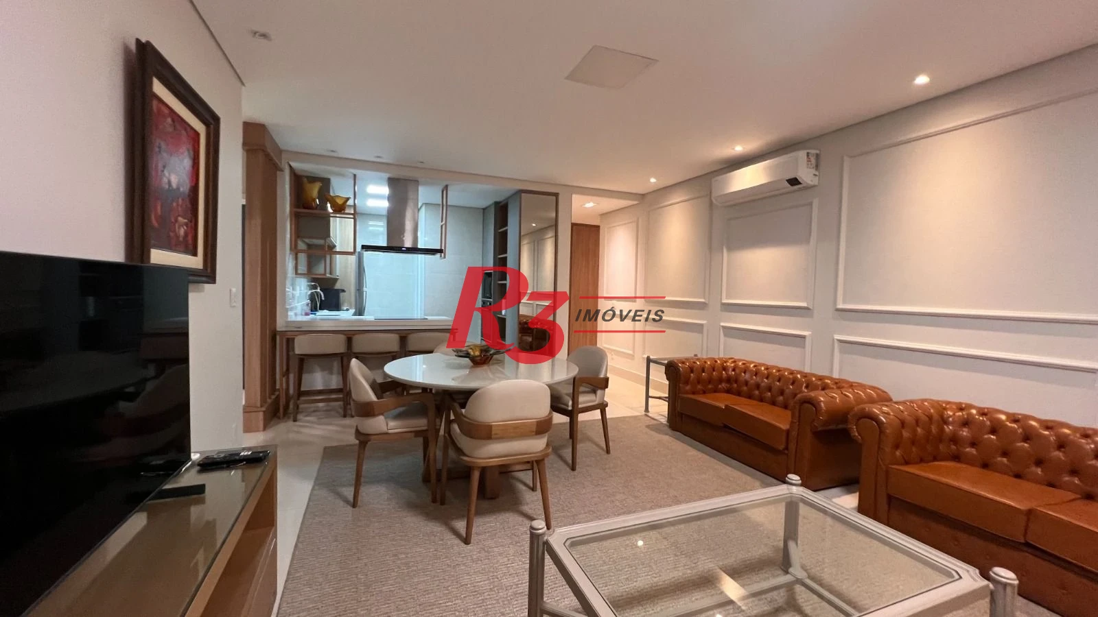 Apartamento com 2 dormitórios para alugar, 96 m² por R$ 10.500,00/mês - Aparecida - Santos/SP