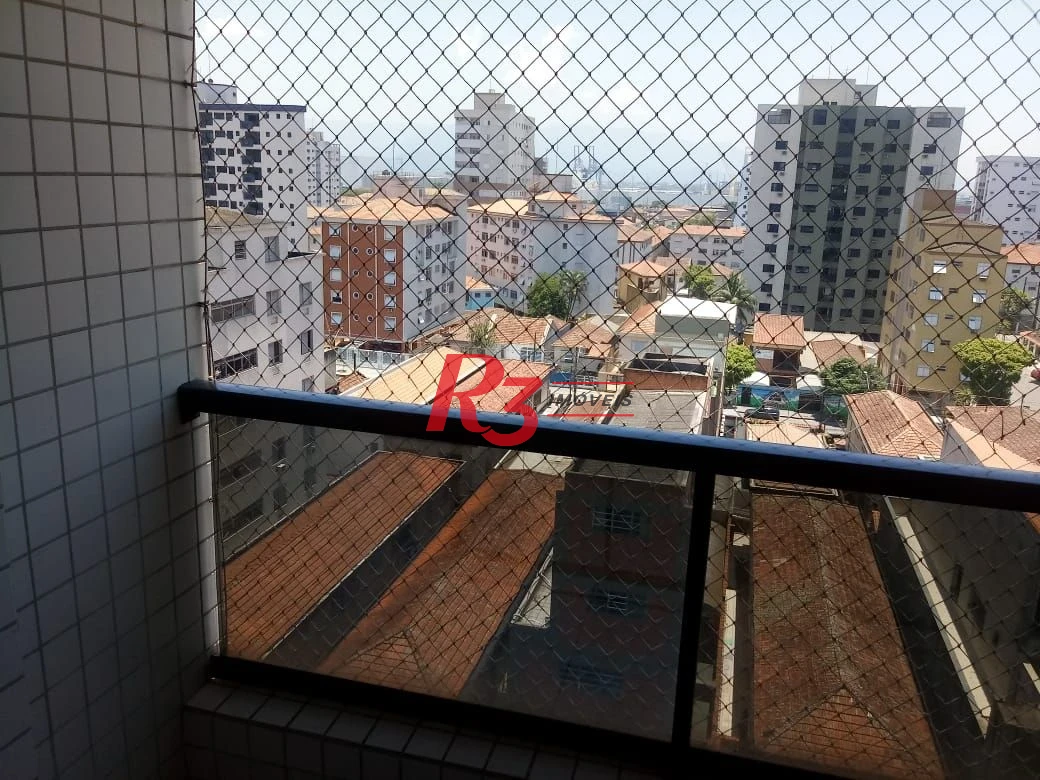 Apartamento para alugar, 94 m² por R$ 4.500,00/mês - Embaré - Santos/SP