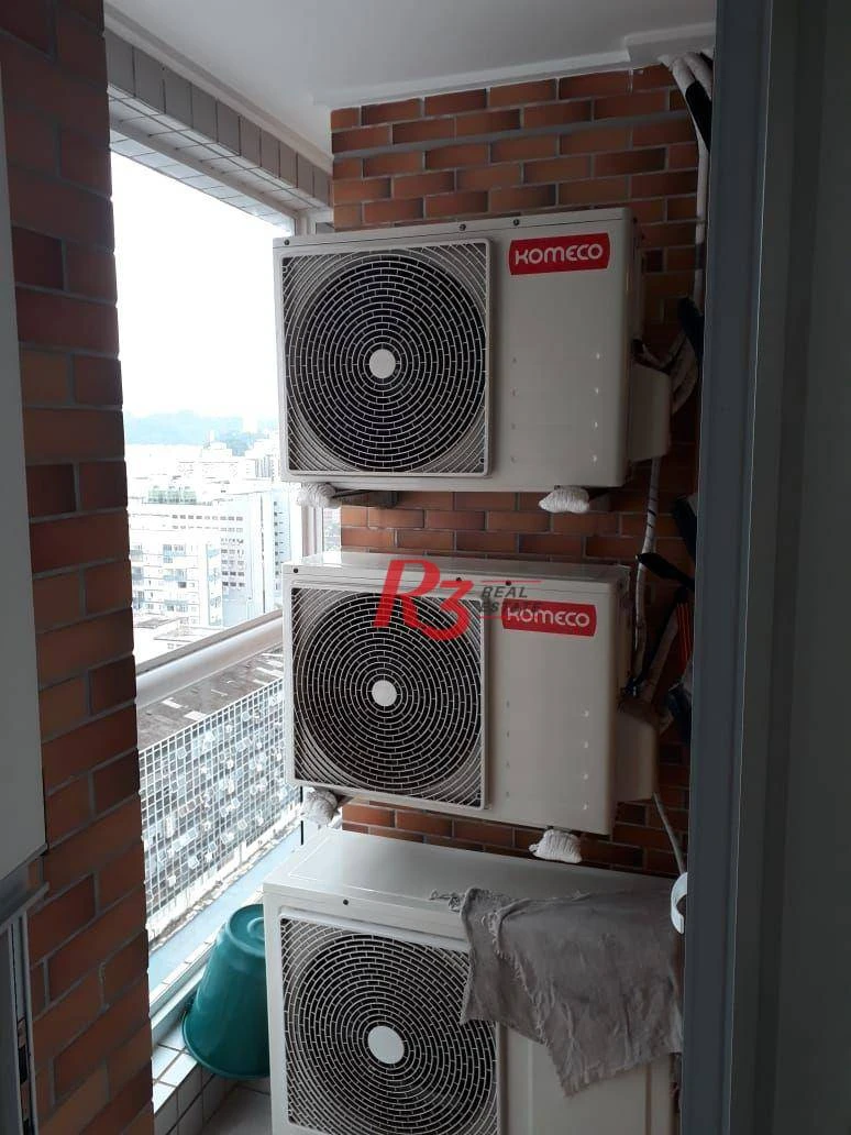Apartamento com 2 dormitórios à venda, 100 m² por R$ 1.065.000,00 - Gonzaga - Santos/SP