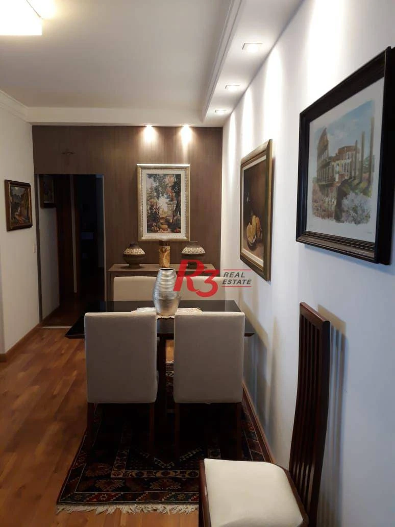 Apartamento com 2 dormitórios à venda, 100 m² por R$ 1.065.000,00 - Gonzaga - Santos/SP