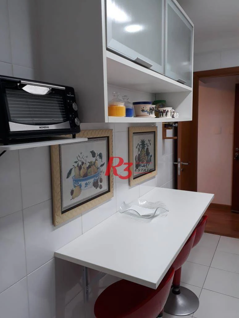 Apartamento com 2 dormitórios à venda, 100 m² por R$ 1.065.000,00 - Gonzaga - Santos/SP