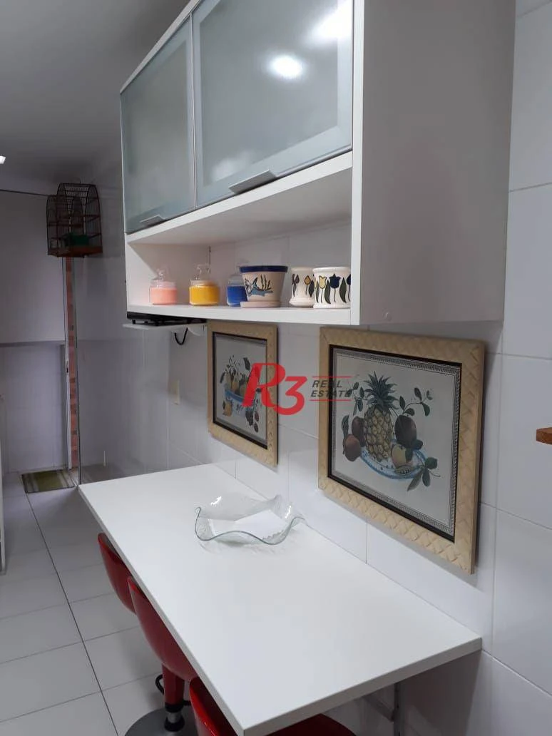 Apartamento com 2 dormitórios à venda, 100 m² por R$ 1.065.000,00 - Gonzaga - Santos/SP