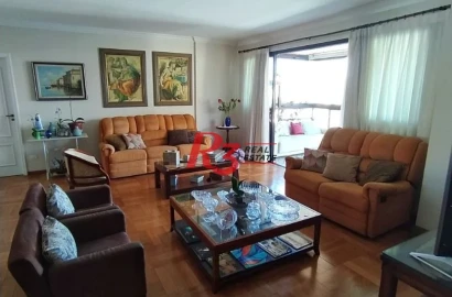 Apartamento com 4 dormitórios à venda, 242 m² - Boqueirão - Santos/SP