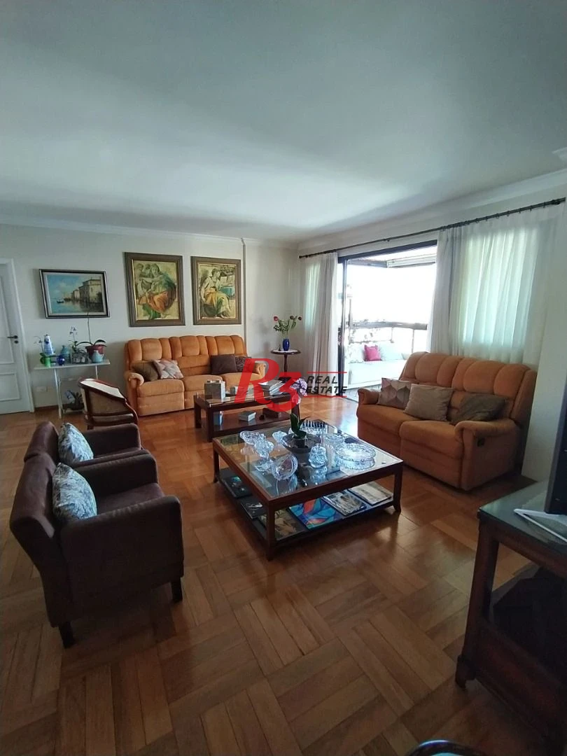 Apartamento com 4 dormitórios à venda, 242 m² - Boqueirão - Santos/SP