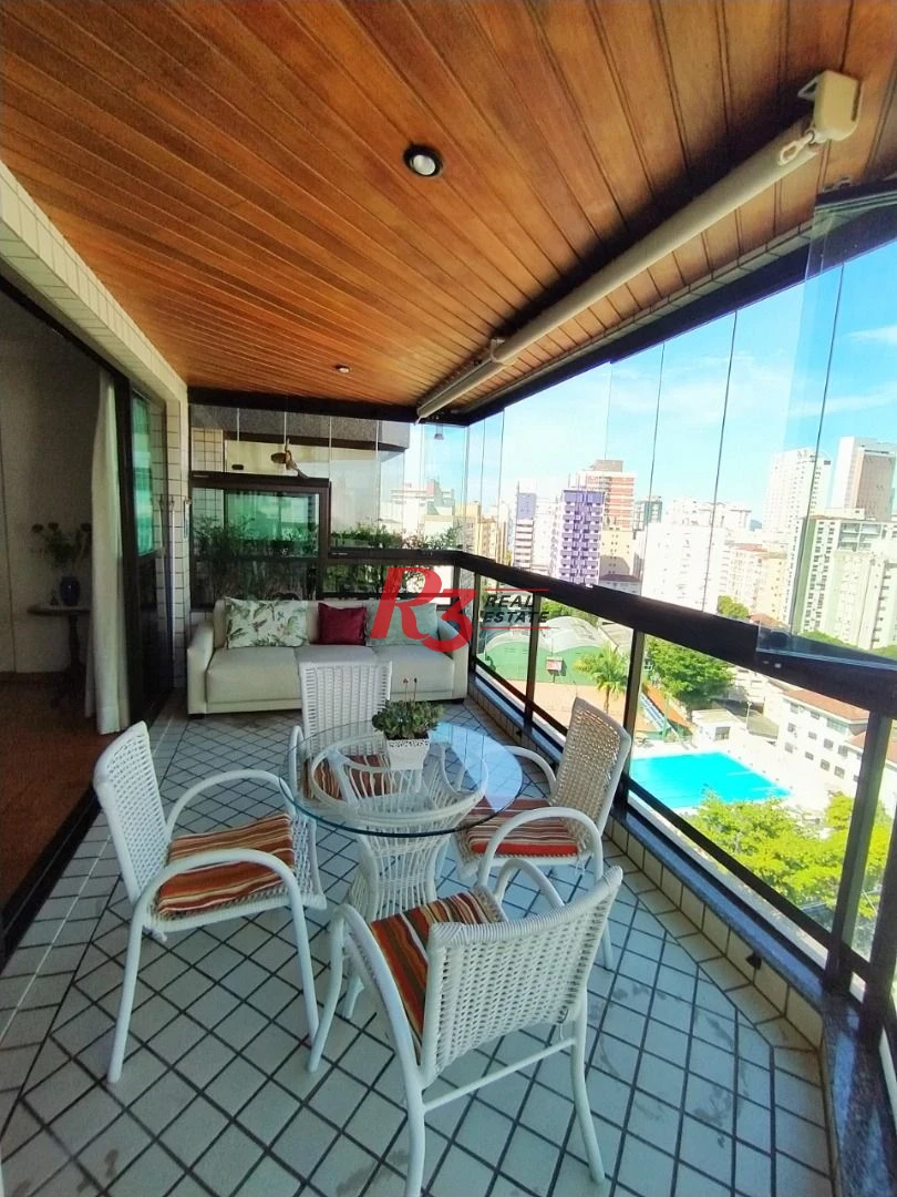 Apartamento com 4 dormitórios à venda, 242 m² - Boqueirão - Santos/SP