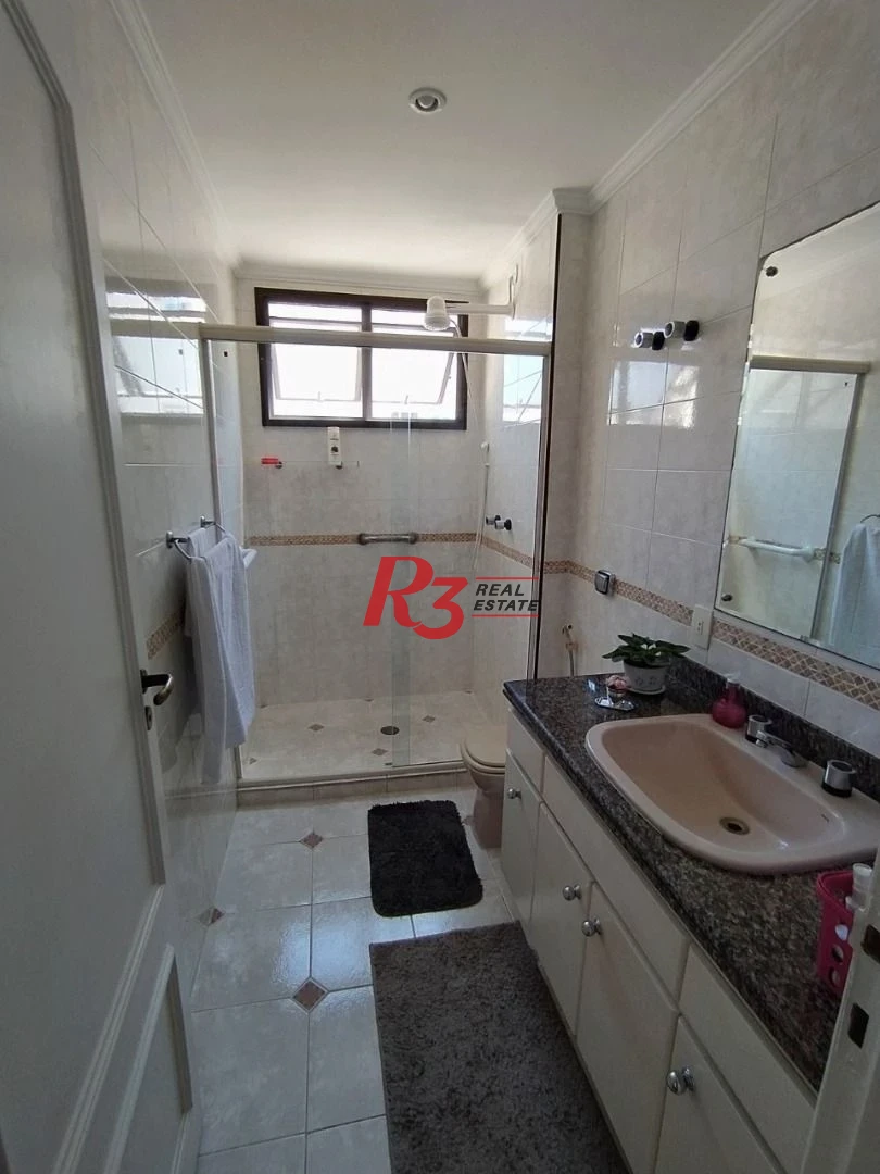 Apartamento com 4 dormitórios à venda, 242 m² - Boqueirão - Santos/SP