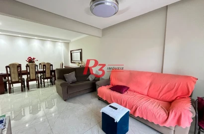 Apartamento com 3 dormitórios à venda, 138 m² por R$ 1.300.000,00 - Ponta da Praia - Santos/SP