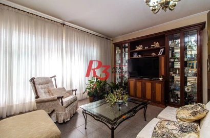 Apartamento com 3 dormitórios à venda, 150 m² - Pompéia - Santos/SP
