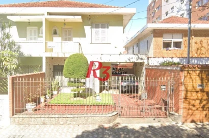 Sobrado com 4 dormitórios à venda, 200 m² - Campo Grande - Santos/SP