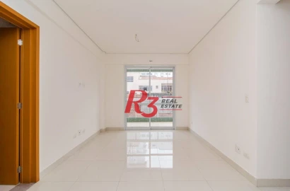 Apartamento com 2 dormitórios para alugar, 81 m² por R$ 5.300,00/mês - Boqueirão - Santos/SP