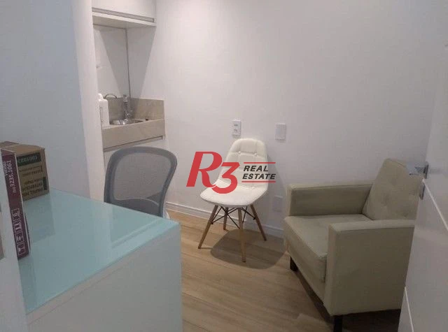 Sala para alugar, 51 m² por R$ 3.500,00/mês - Vila Matias - Santos/SP