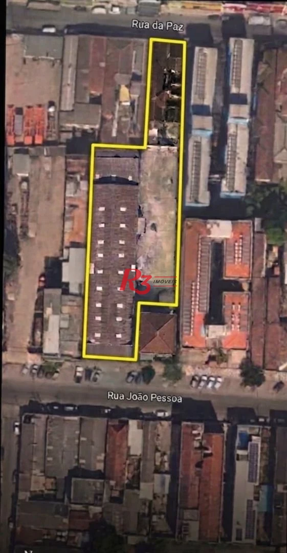 Galpão à venda, 2100 m² por R$ 6.000.000,00 - Paquetá - Santos/SP