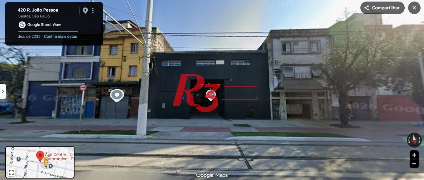 Galpão à venda, 2100 m² por R$ 6.000.000,00 - Paquetá - Santos/SP