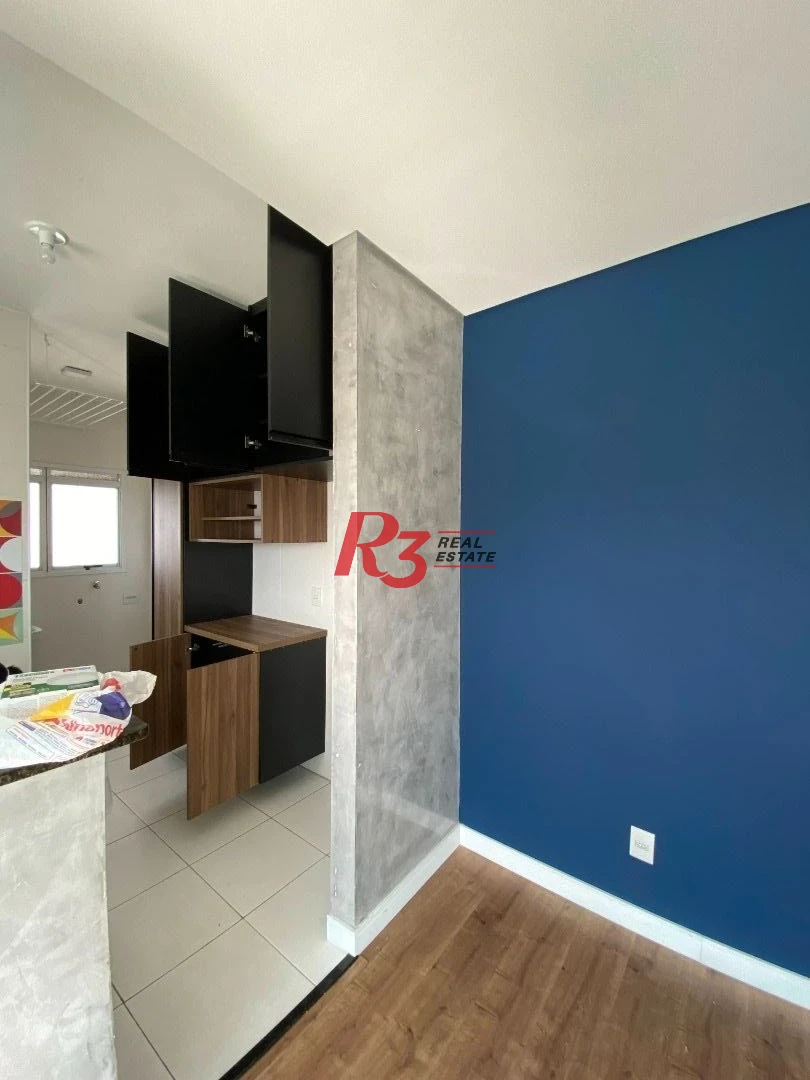 Apartamento com 1 Quarto à venda, 56 m² por R$ 575.000 - Boqueirão - Santos/SP