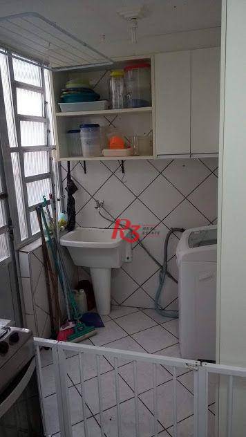 Apartamento com 2 dormitórios à venda, 75 m² por R$ 450.000,00 - Boqueirão - Santos/SP