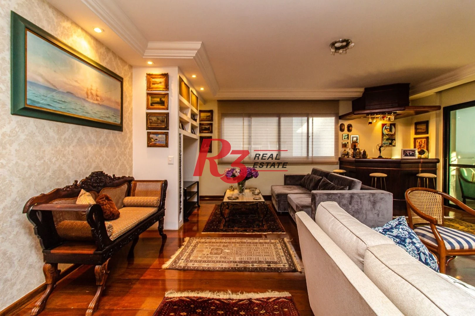 Apartamento com 3 dormitórios à venda, 242 m² por R$ 1.700.000,00 - Boqueirão - Santos/SP