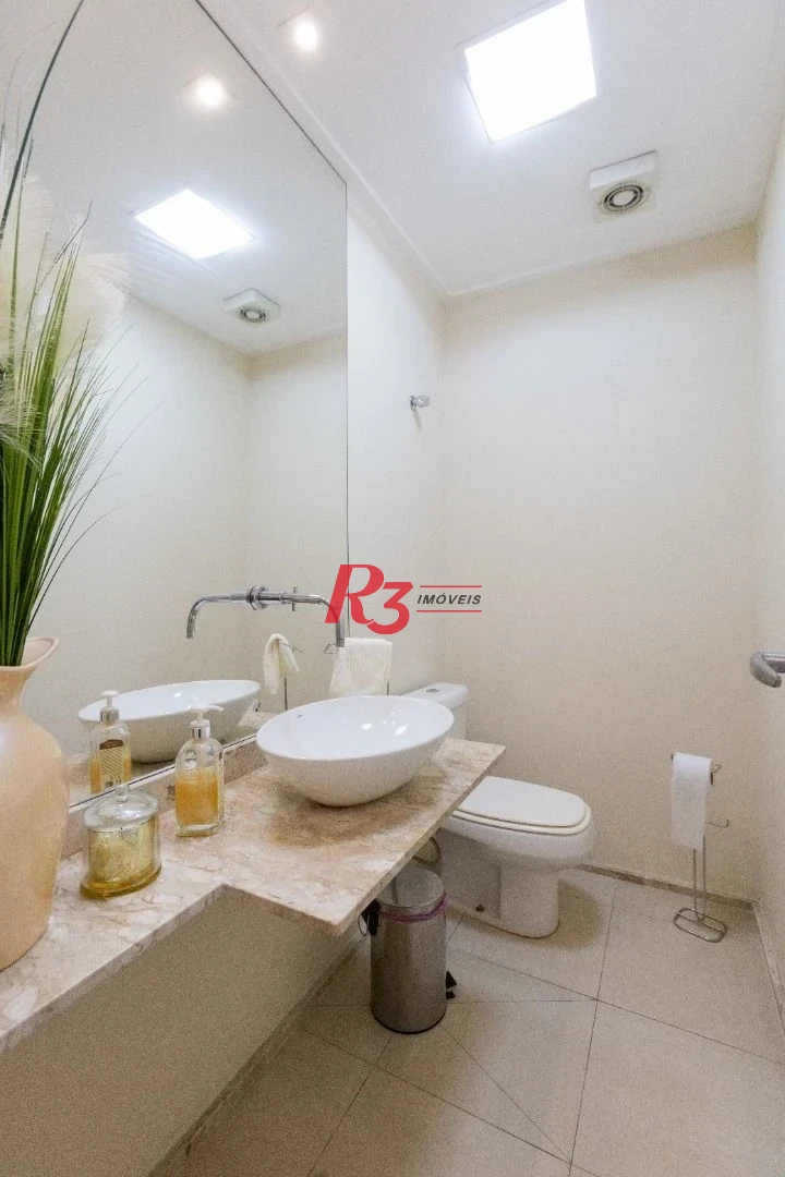 Apartamento com 3 dormitórios, 198 m² - venda por R$ 2.400.000,00 ou aluguel por R$ 16.000,00/mês - Boqueirão - Santos/SP