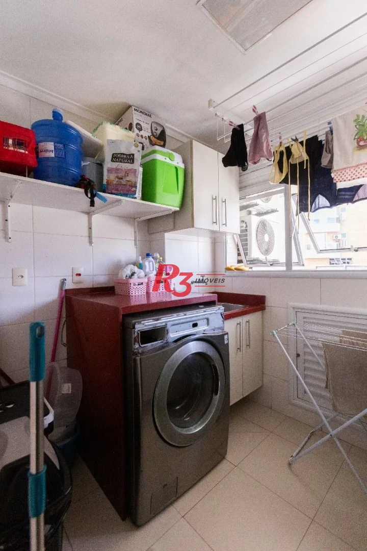 Apartamento com 3 dormitórios, 198 m² - venda por R$ 2.400.000,00 ou aluguel por R$ 16.000,00/mês - Boqueirão - Santos/SP
