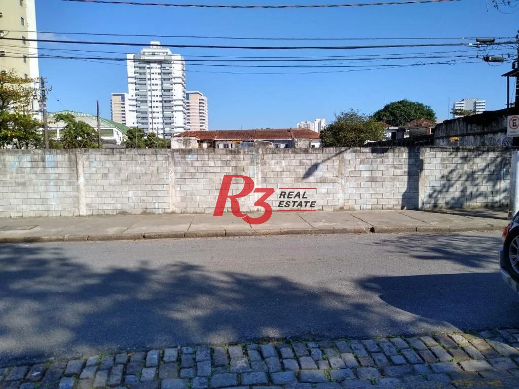 Terreno à venda, 1804 m² - Encruzilhada - Santos/SP
