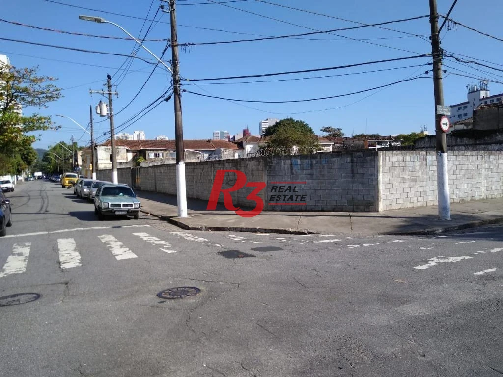 Terreno à venda, 1804 m² - Encruzilhada - Santos/SP