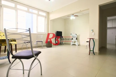 Apartamento com 2 dormitórios à venda, 86 m² por R$ 580.000,00 - Boqueirão - Santos/SP
