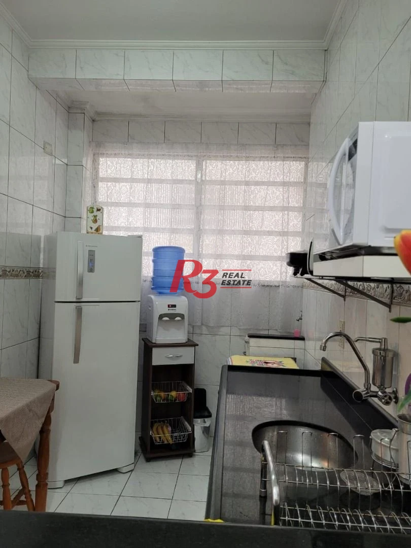 Apartamento com 2 dormitórios à venda, 73 m² - Embaré - Santos/SP