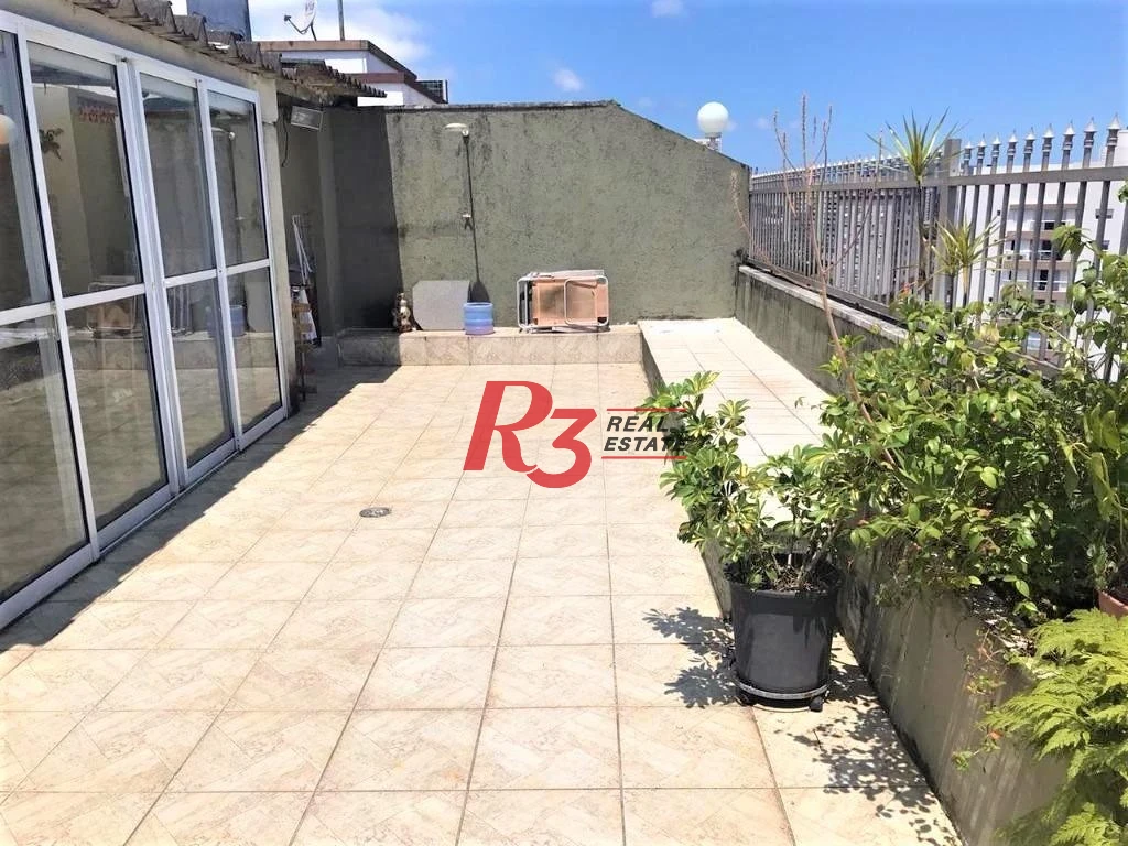 Cobertura à venda, 215 m² por R$ 900.000,00 - Boqueirão - Santos/SP