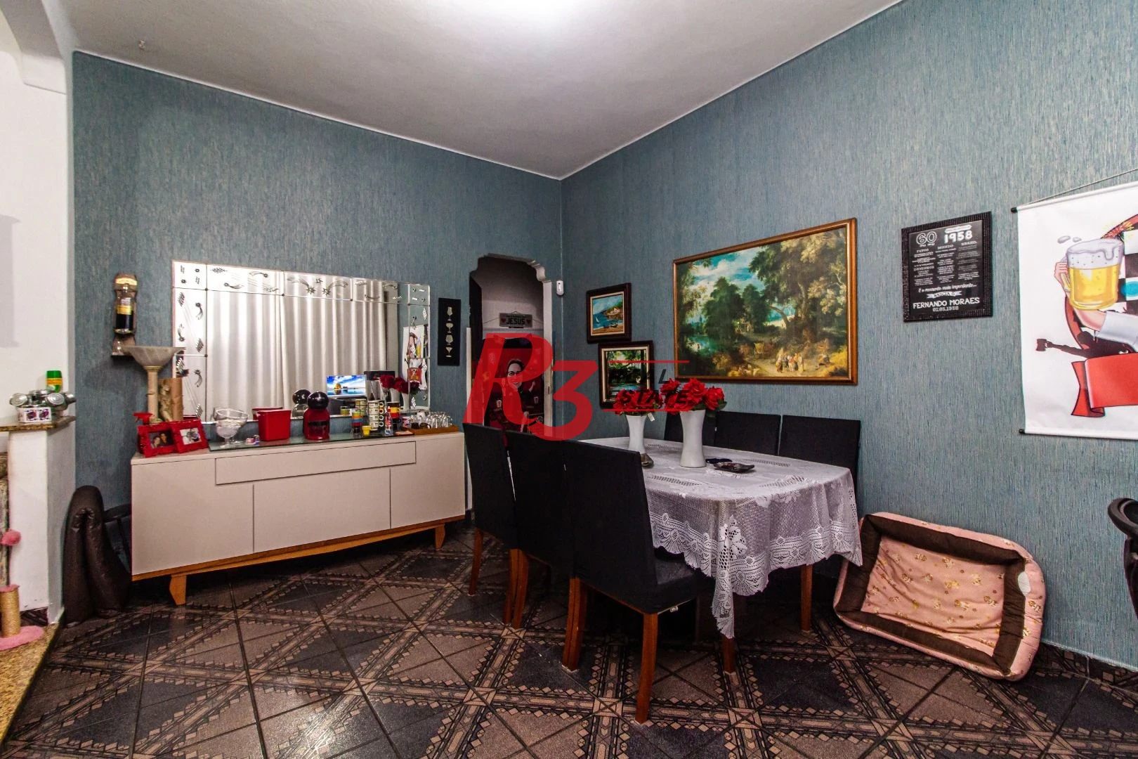 Sobreposta térrea com 2 dormitórios à venda, 135 m² - Embaré - Santos/SP