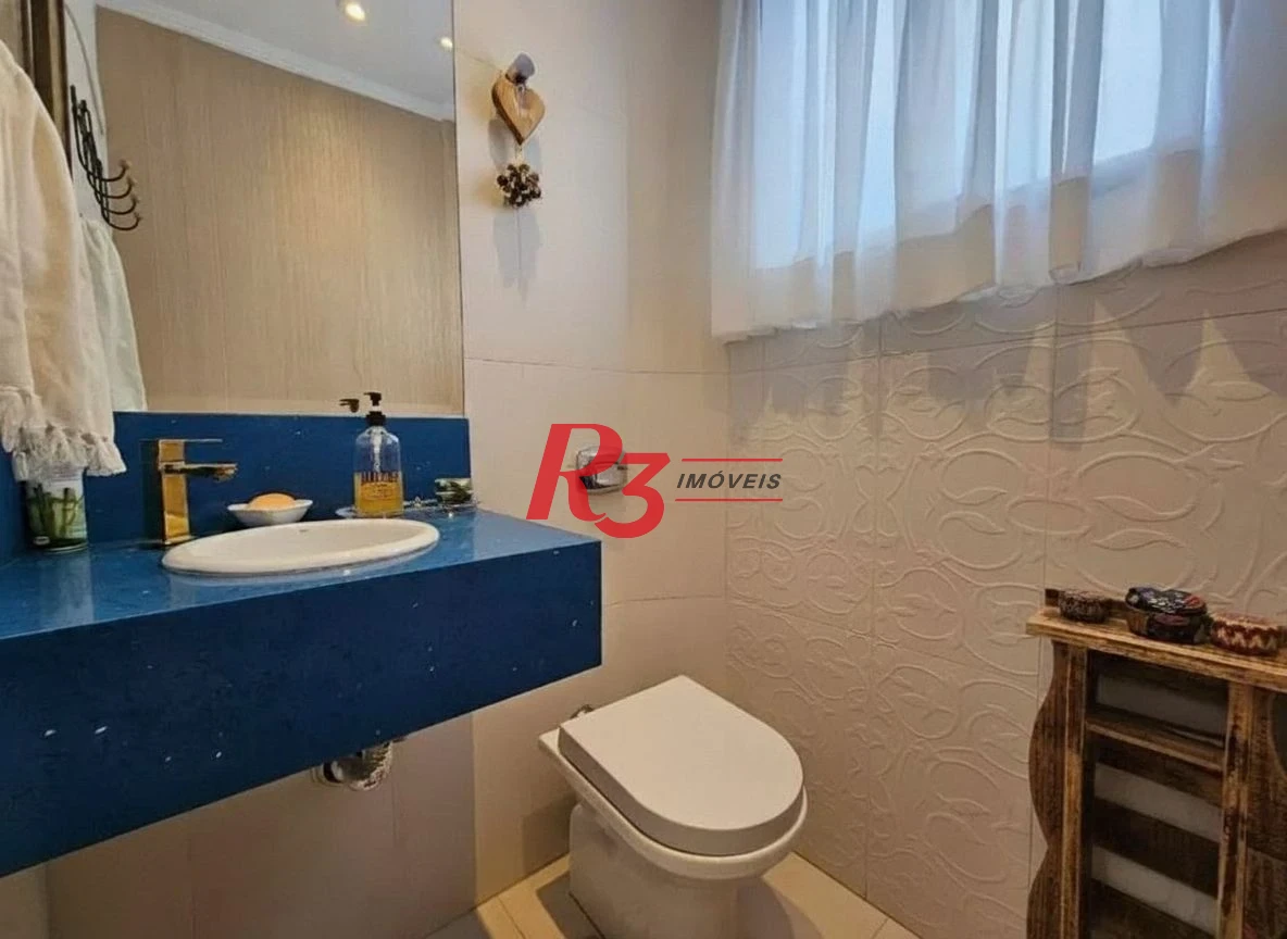 Apartamento com 3 dormitórios à venda, 163 m² por R$ 1.430.000,00 - Ponta da Praia - Santos/SP