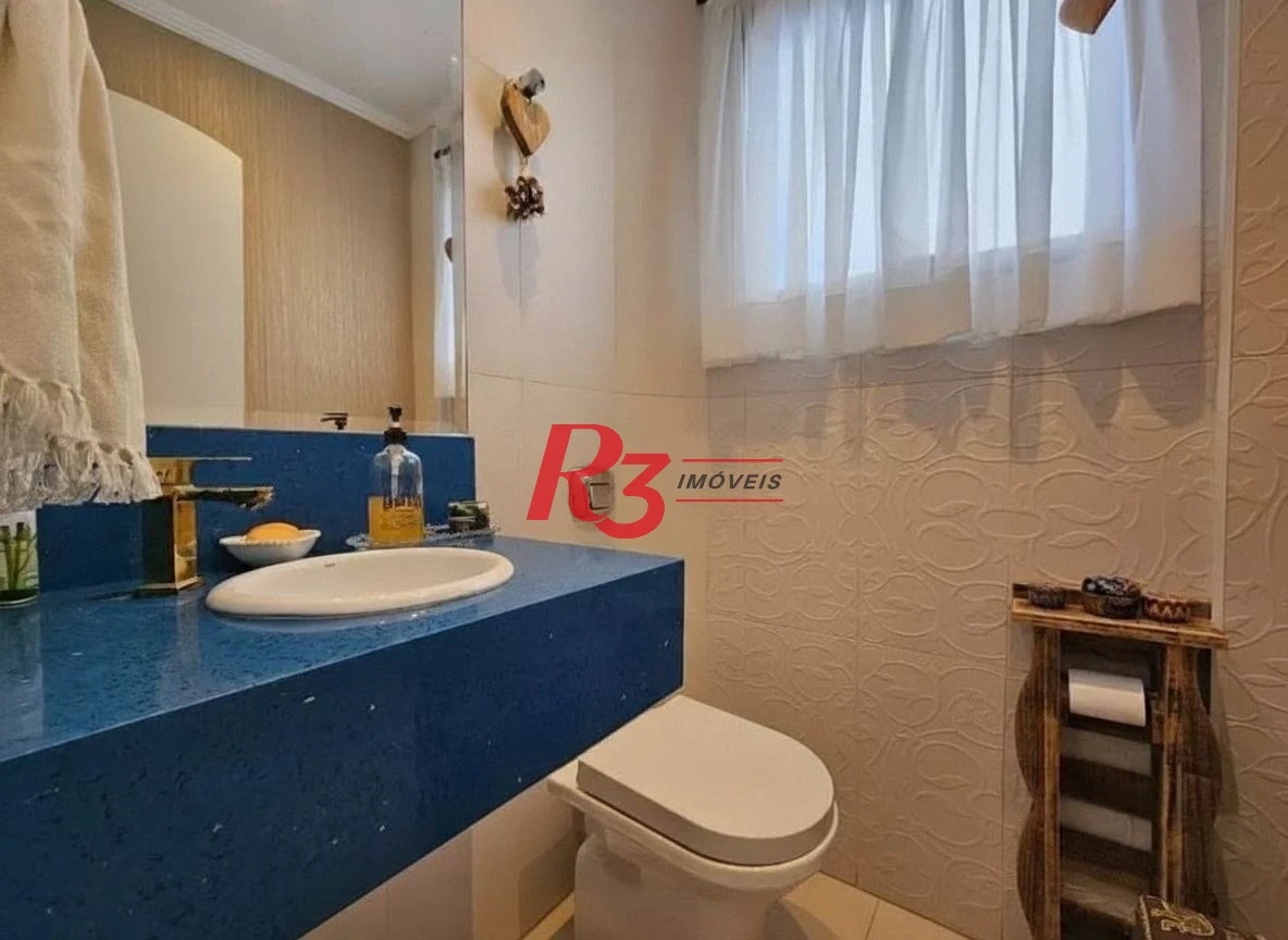 Apartamento com 3 dormitórios à venda, 163 m² por R$ 1.430.000,00 - Ponta da Praia - Santos/SP